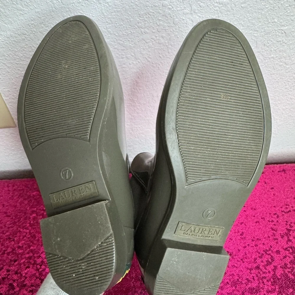 RALPH LAUREN 💚 Women’s Ankle Pull-On Classic Rain Boots (Size 7)
